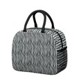 thumbnail image 1 of Insulated Lunch Bag for Women, Floral Print Oxford Fabric Lunch Box, Leakproof Thermal Cooler Tote for Work, School & Picnic, Leopard Animal Print, 1 of 5