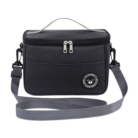 Insulated Lunch Bag for Women/Men Reusable Lunch Box for Office Picnic Hiking Beach Leakproof Tote Bag Organizer with Adjustable Shoulder Strap