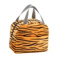 thumbnail image 1 of Insulated Lunch Bag for Women | Tiger Print Women's Lunch Bag for Work | Reusable Insulated Lunch Tote for Meals, 1 of 6