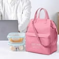 thumbnail image 1 of Insulated Lunch Bag for Women and Men Large Cooler Bag with Shoulder Strap, Multi-Compartment Oxford Cloth Lunch Box for Work, School, and Travel, 1 of 7