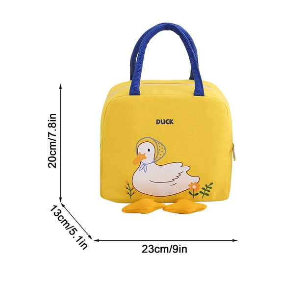 Insulated Lunch Bag for Work - Keep Food Fresh with Thick Aluminum Foil - Portable Picnic and Travel Use