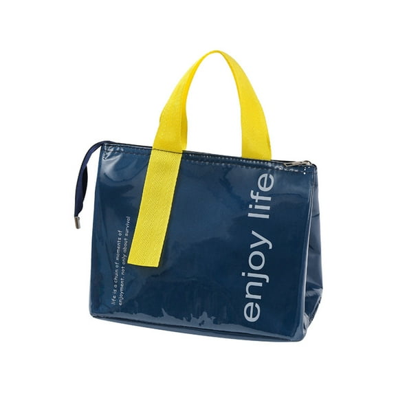 Insulated Lunch Bag with Aluminum Foil Lining, Waterproof Easy-Clean Tote for Women & Men, Large Capacity Cooler for Bento, Snacks & Fruit, 5 Colors