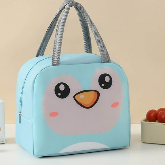 Insulated Lunch Bag with Foil Liner, Portable Cooler Tote for Work, Class and Day Trips—Fits Bento Boxes and Drinks