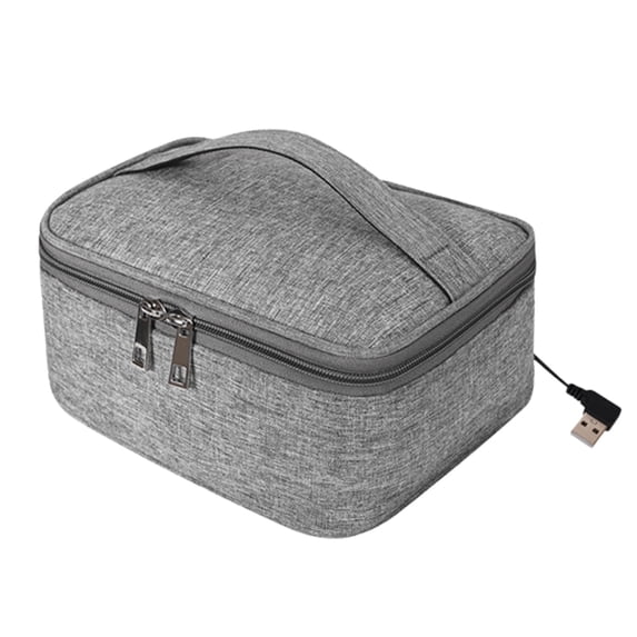 Insulated Lunch Bag with USB Food Warmer, Portable Heated Lunch Box Container for Adults, Leak-Proof & Automatic Temperature Control