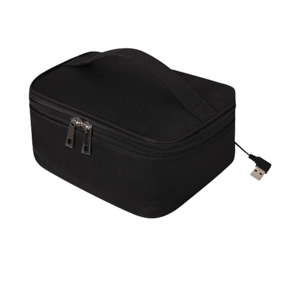 Insulated Lunch Bag with USB Food Warmer, Portable Heated Lunch Box Container for Adults, Leak-Proof & Automatic Temperature Control