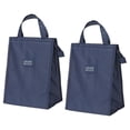 thumbnail image 1 of Insulated Lunch Bags, 2Pack 10"x6"x13" Lunch Portable Containers Bag, Dark Blue, 1 of 6