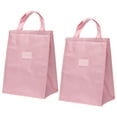thumbnail image 1 of Insulated Lunch Bags, 2Pack 10"x6"x13" Lunch Portable Containers Bag, Pink, 1 of 6