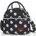 thumbnail image 1 of Insulated Lunch Bags for Women Men with Adjustable Shoulder Strap,AILKIN Large Lunch Box Tote Leakproof 8-12Hrs Cooler Reusable Thermal Lunch Bags for Women,Adults,School,Work,Office,Picnic,Daisy, 1 of 7