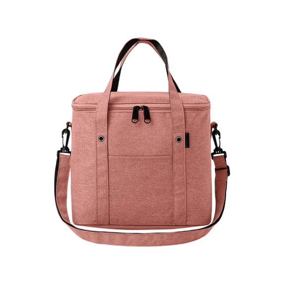 Insulated Lunch Box Bag, Crossbody Portable Bento Bag, Thermal Lunch Carrier with Shoulder Strap