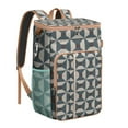 thumbnail image 1 of Insulated Lunch Box Cooler Backpack Marble Modern Geometric Flowers Abstract Lightweight Insulated Backpack Cooler Leak Proof Travel Camping Lunch Backpack Office Lunch Storage for Men Women, 1 of 6