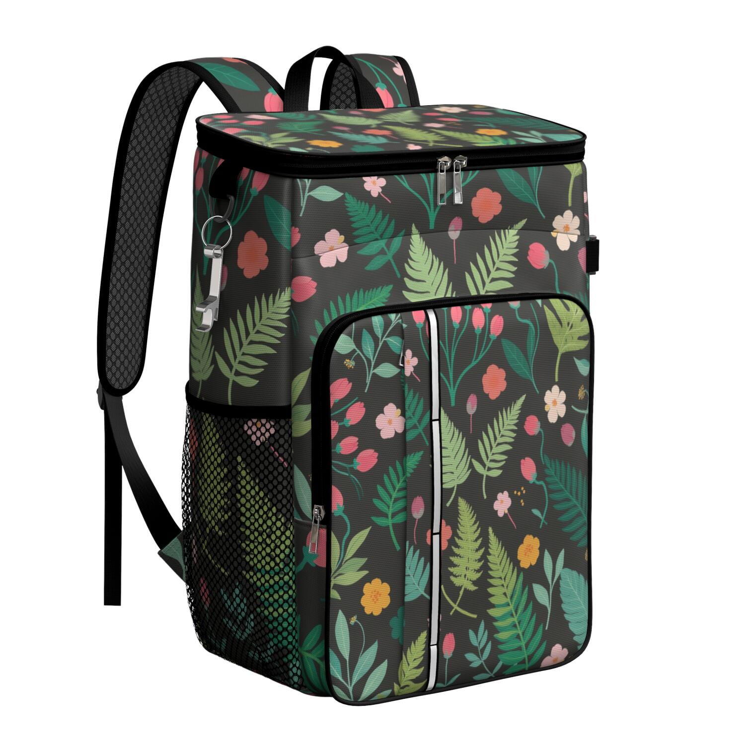 Insulated Lunch Box Cooler Backpack Mushroom Lightweight Insulated Backpack Cooler Leak Proof Travel Camping Lunch Backpack Office Lunch Storage for Camping Hiking