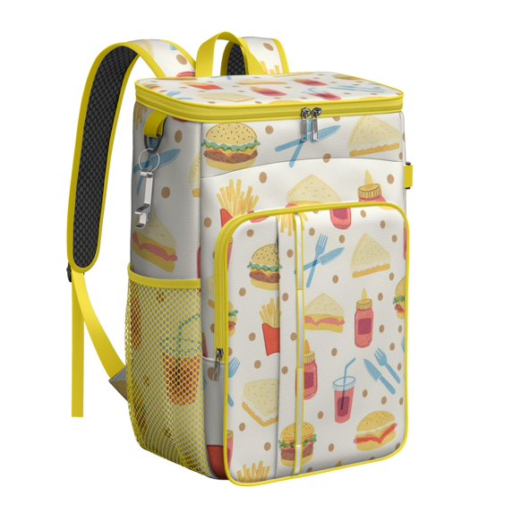 Insulated Lunch Box Cooler Backpack Portable Backpack Coolers Insulated Leak Proof,Lunch Backpack for Travel,Beach,Camping,Picnic,Lunch Backpack for Office Workers Family Travelers