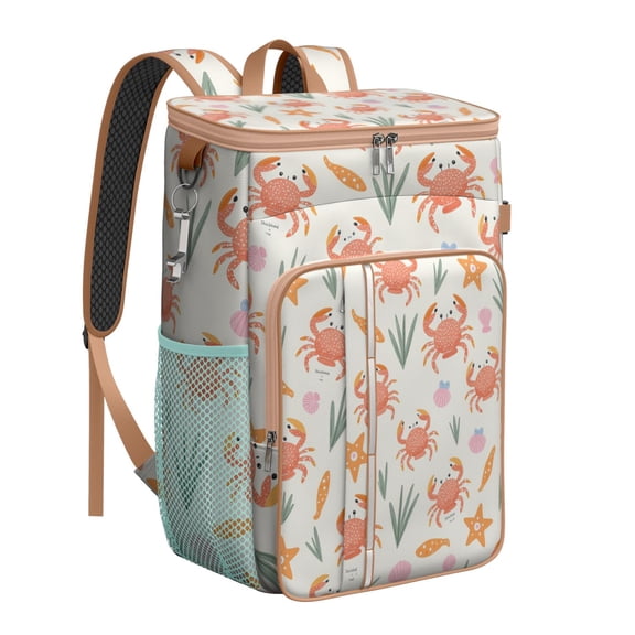 Insulated Lunch Box Cooler Backpack Portable Backpack Coolers Insulated Leak Proof,Waterproof Soft Sided Cooler Bag for Travel,Beach,Camping,Picnic,Lunch Backpack for Office Workers Family Travelers