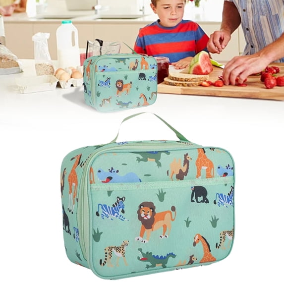 Insulated Lunch Box – Durable and Reusable, Green