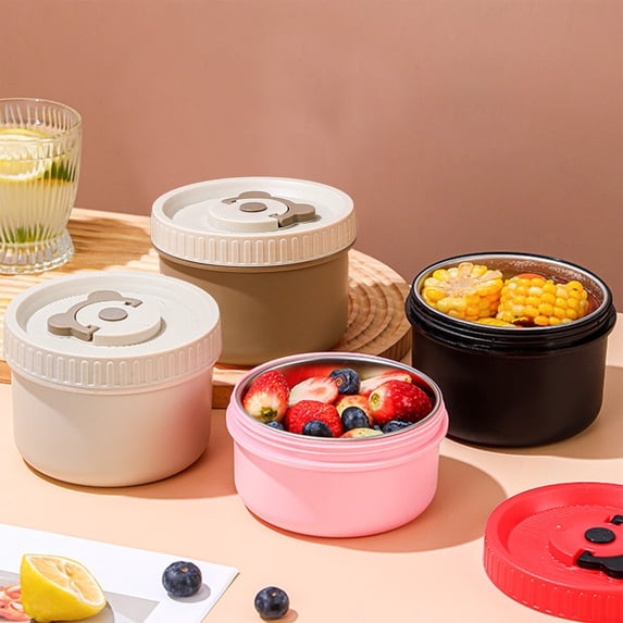 Insulated Lunch Box Food Container, Sealed Leakproof Mesh Layout Meal ...