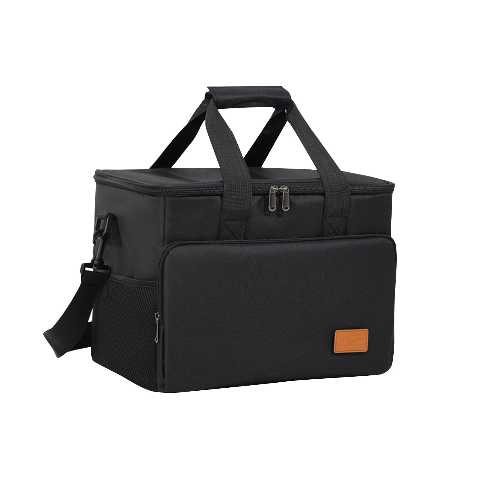 Insulated Lunch Box, Leak-Proof Cooler Bag with 4 Pockets and ...