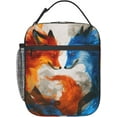 thumbnail image 1 of Insulated Lunch Box for Adults Fox Lunch Box for Work,Picnic,Travel,Hiking, Beach or Fishing Polyester Fox 10"Lx 8"Wx4"H, 1 of 6