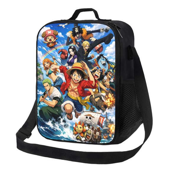 Insulated Lunch Box for Men and Women, Temperature Control Thermal Bag with Adjustable Shoulder Strap for Road Trips and Fishing