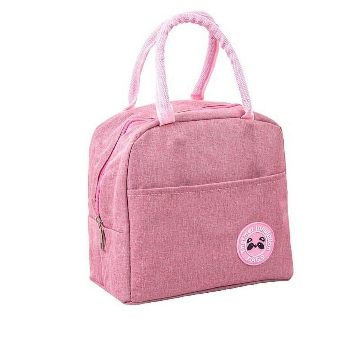 antcreptson Nurse Print Pink Lunch Bag Tote Bag Lunch Bag for Women Lunch  Box Insulated Lunch Container