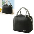 thumbnail image 1 of Insulated Lunch Cooler Bag - Tote Organizer for Men & Women, Black, Portable Meal Prep Bag, Keeps Food, 1 of 6