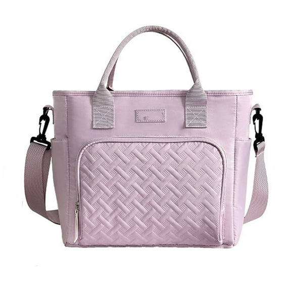 Insulated Reusable Lunch Bag for Adults Work School Picnic Thermal Food Container Durable Polyester Handle Tote