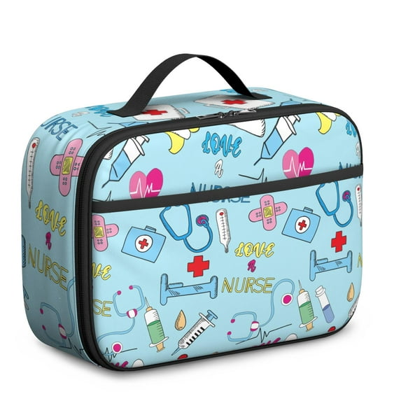 Insulated Lunch Tote Featuring Funny Future Nurse and Cute Nurse Aesthetic Prints – Lightweight Lunch Bag for School and Extracurricular Activities