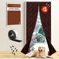 thumbnail image 1 of Insulated Magnetic Door Curtain for Winter, Thermal Door Cover with Triple-Layer Oxford Fabric, Windproof Cold Draft Blocker, Energy Saving Waterproof Curtain for Indoor Outdoor, 1 of 13