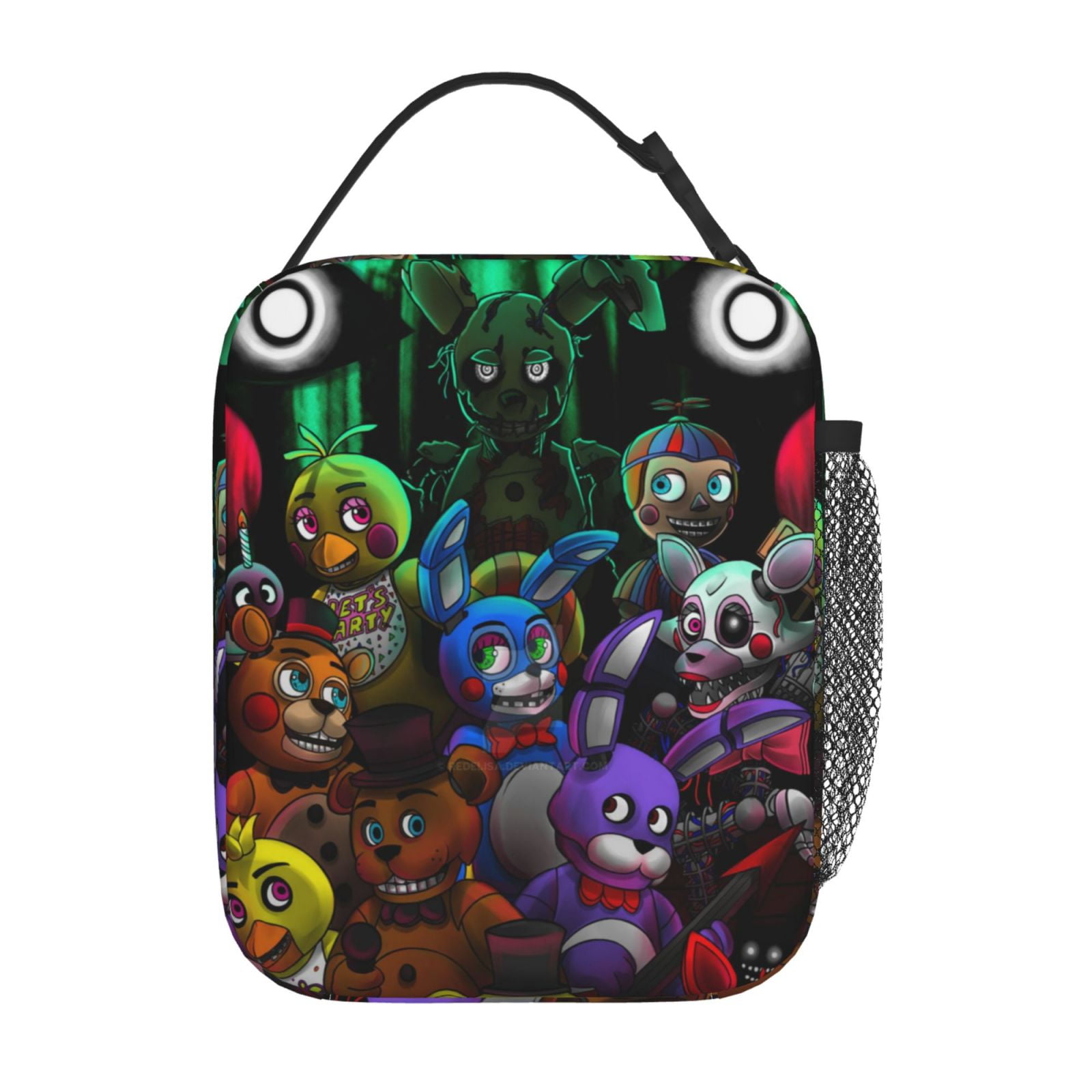 Insulated Meal Box Cooler Tote, Five Nights At Freddy's FNAF Lunch
