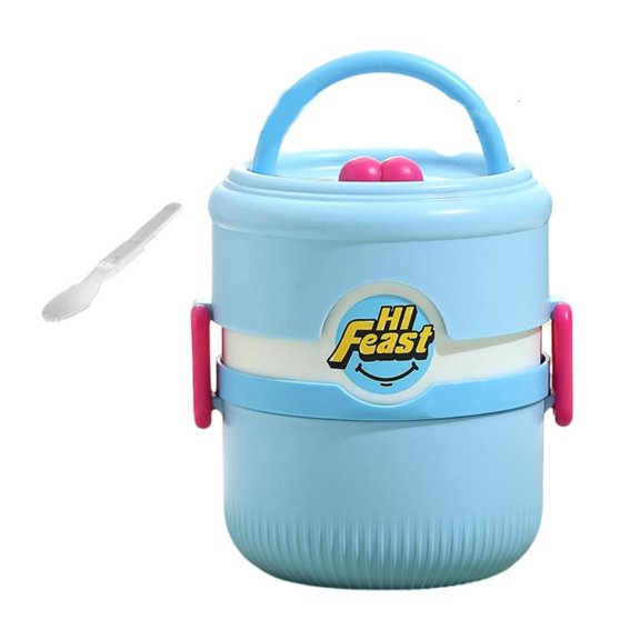 Insulated Meal Preparation Container Stainless Steel Heat Retention Lunch Box