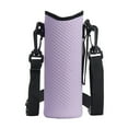 thumbnail image 1 of Insulated Neoprene Water Bottle Carrier Sleeve Storage Drinkware Kettle Pouch for Fishing, Outdoor Activities, Running, Sports, Cycling , Light , 6.6cmx6.6cmx18.5cm, 1 of 3