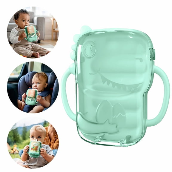 Insulated No-Squeeze Baby Bottle Holder, Thermal Sleeve for Milk And Drinks, Easy Grip for Toddlers