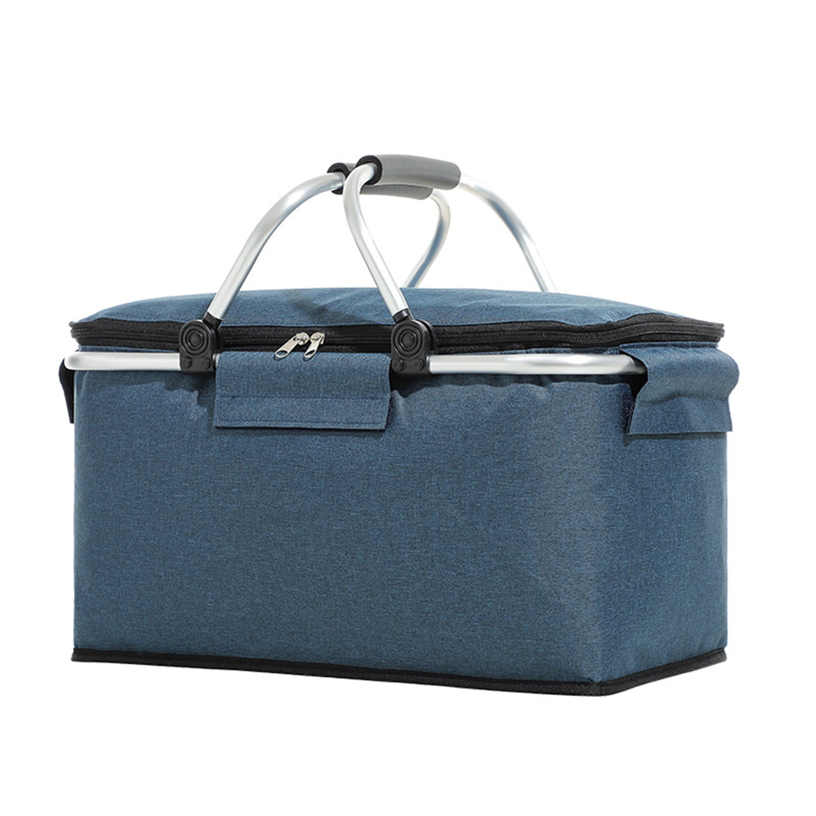 Insulated Picnic Basket Cooler - Collapsible Thermal Bag with Leakproof ...