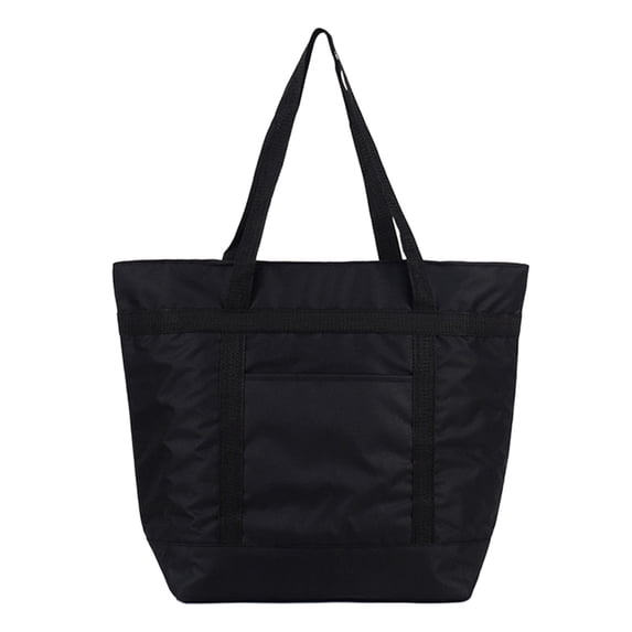 Insulated Picnic Cooler Bag - Durable Polyester Fabric, 39L Capacity for Camping, Tailgating & Outdoor Use, Waterproof Lining & Adjustable Shoulder Strap,Black