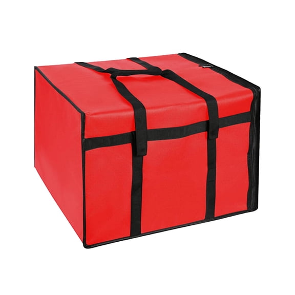 Insulated Pizza Delivery Bag Thermal Food Delivery Bag 50x50x35.5cm Large Pizza Carrier Bag For Restaurants And Home Use Reusable Leak Proof Pizza Bag For Hot And Cold Meals