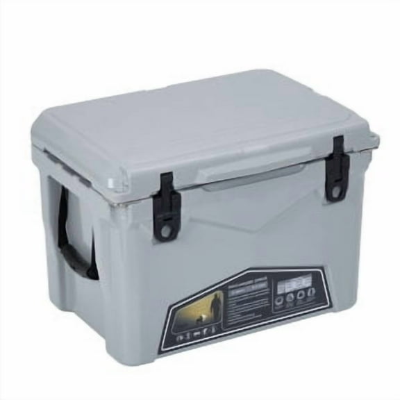 Insulated Portable Cooler,Leak-Resistant Outdoor Hard Cooler Keeps Ice up to 5 Days,Insulated Portable Chiller with Heavy Duty Handle for Beach Camping Picnic Fishing Boat Barbecue,20/25/30QT