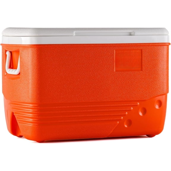 Insulated Portable Large Ice Chest Hard Shell Cooler 31.7/44.4/60.2 Quart Camping Cooler, 3-4 Day Ice Retention Outdoor Hard Cooler for Camping, BBQs, Picnic