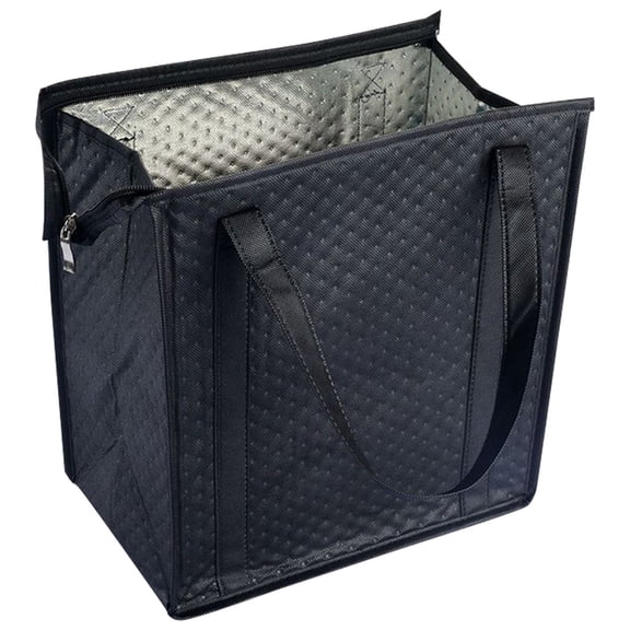 Insulated Reusable Grocery Shopping Bags,Heavy Duty Thermal Tote with Reinforced Handle & Thick Plastic Bottom,Frozen/Cold Food Storage,Travel Cooler Shopping Transport,Keep Food Hot Warmer