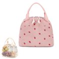 thumbnail image 1 of Insulated Reusable Lunch Bag for Women, 10L Large Capacity Corduroy Cooler Tote 10 x 7.5 x 7.5 in for Work Picnic Travel & Gifting, 1 of 6