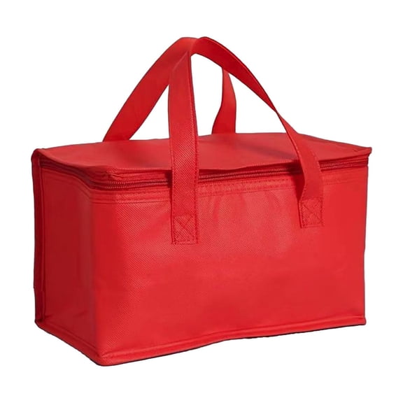 Insulated Reusable Shopping & Delivery Bag — Waterproof Foldable Lunch Tote with Multiple Pockets, Sturdy Shoulder Straps, Long-Lasting Cold & Hot Food Storage