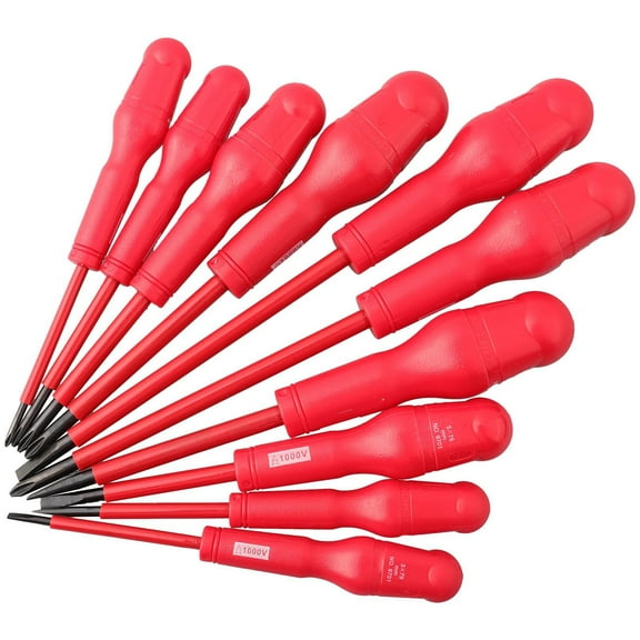 Insulated Screwdriver Magnetic Bit High Voltage Resistant 1000V Electrician Tool 4X75+