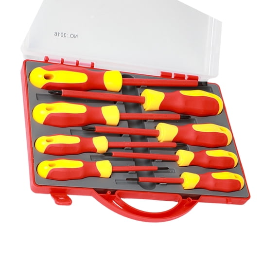 Insulated Screwdriver Magnetic Labor Saving Construction Hand Tool Reversing Screwdriver Industrial Driver