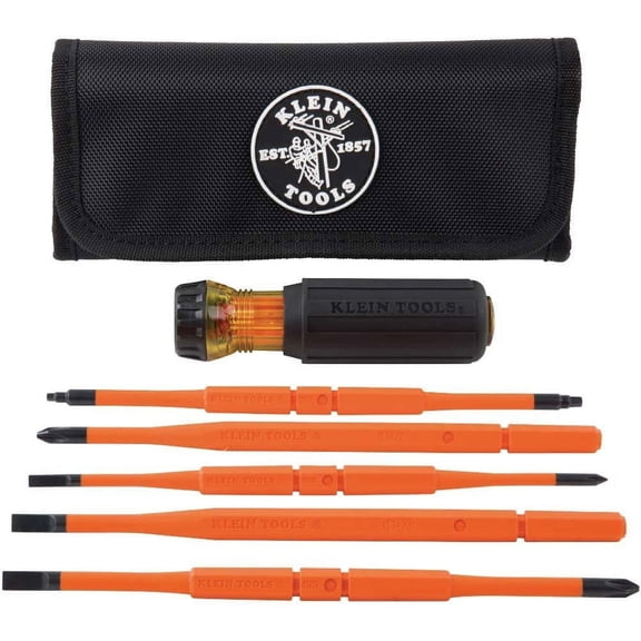 Insulated Screwdriver Set (8-in-1) and Demagnetizer/Magnetizer