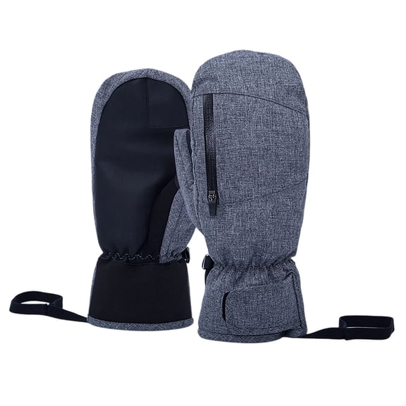 Insulated Ski Mittens for Extreme Cold Weather Windproof Thermal Gloves Winter Sport Accessories