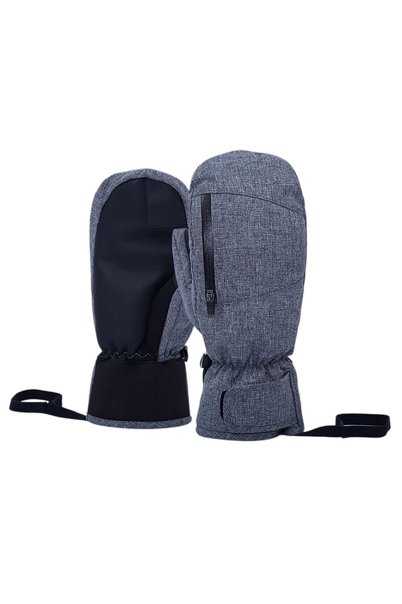 Insulated Ski Mittens for Extreme Cold Weather Windproof Thermal Gloves Winter Sport Accessories