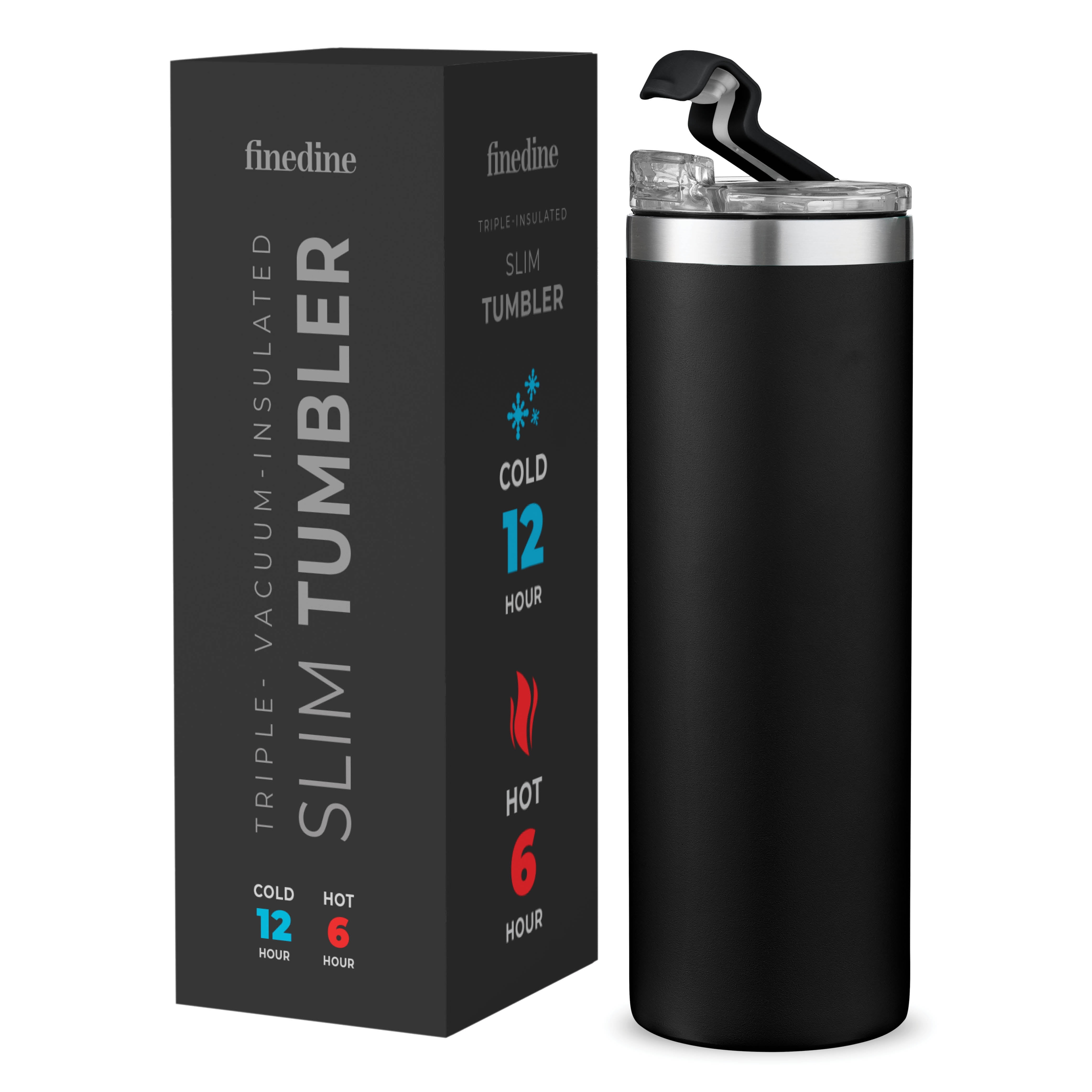 Promotional Skinny Slim 2 In 1 Vacuum Insulated Can Holder And Tumbler  $21.40
