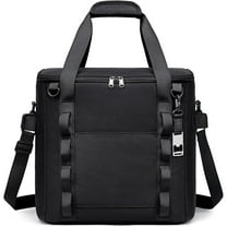 Insulated Soft Cooler Bag 12"x12"x12" Large Leakproof Soft Sided Ice Chest for Travel Beach Camping, 50 Cans Portable Cooler Box for Grocery Shopping, Road Trips