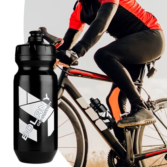 Insulated Sports Water Bottle with Handle and Squeeze Function - Leak Proof, 610ML Capacity, and Dishwasher Safe for Cycling, Gym, or Outdoor Activities