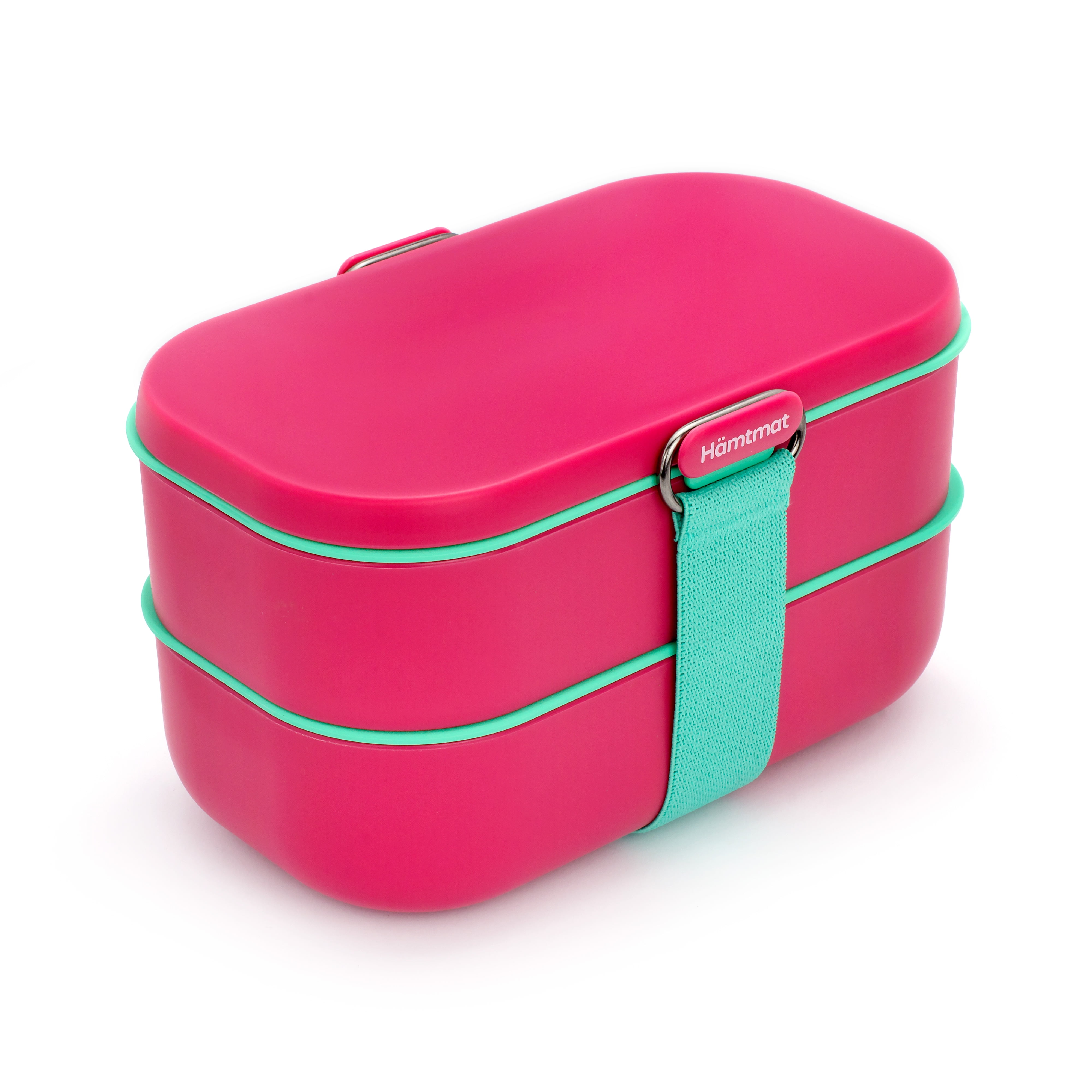 Insulated Stackable Bento Box for Adults with Reusable Chopsticks Japanese Lunch Box Microwavable & Leak Proof Lunch Containers for Men & Women Modern Cute Food Container with Compartments (Red)