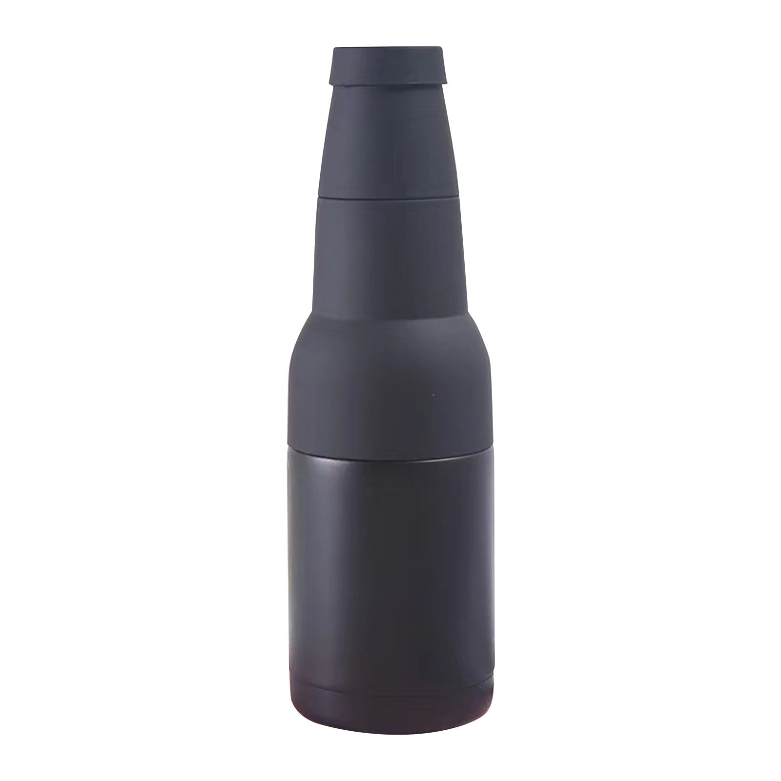 Insulated Stainless Steel Bottle Cooler – with Cap, Keeps Drinks Cold, Fits Most Bottles, Portable Design