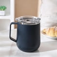 thumbnail image 1 of Insulated Stainless Steel Coffee Mug, Leakproof Travel Mug with Handle, Double Wall Thermal Cup for Office, Work and Daily Use, 1 of 7